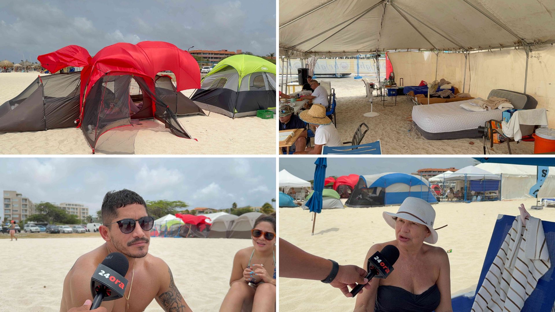 Turista na palabra: No tin problema cu local ta uza beach pa campa ...