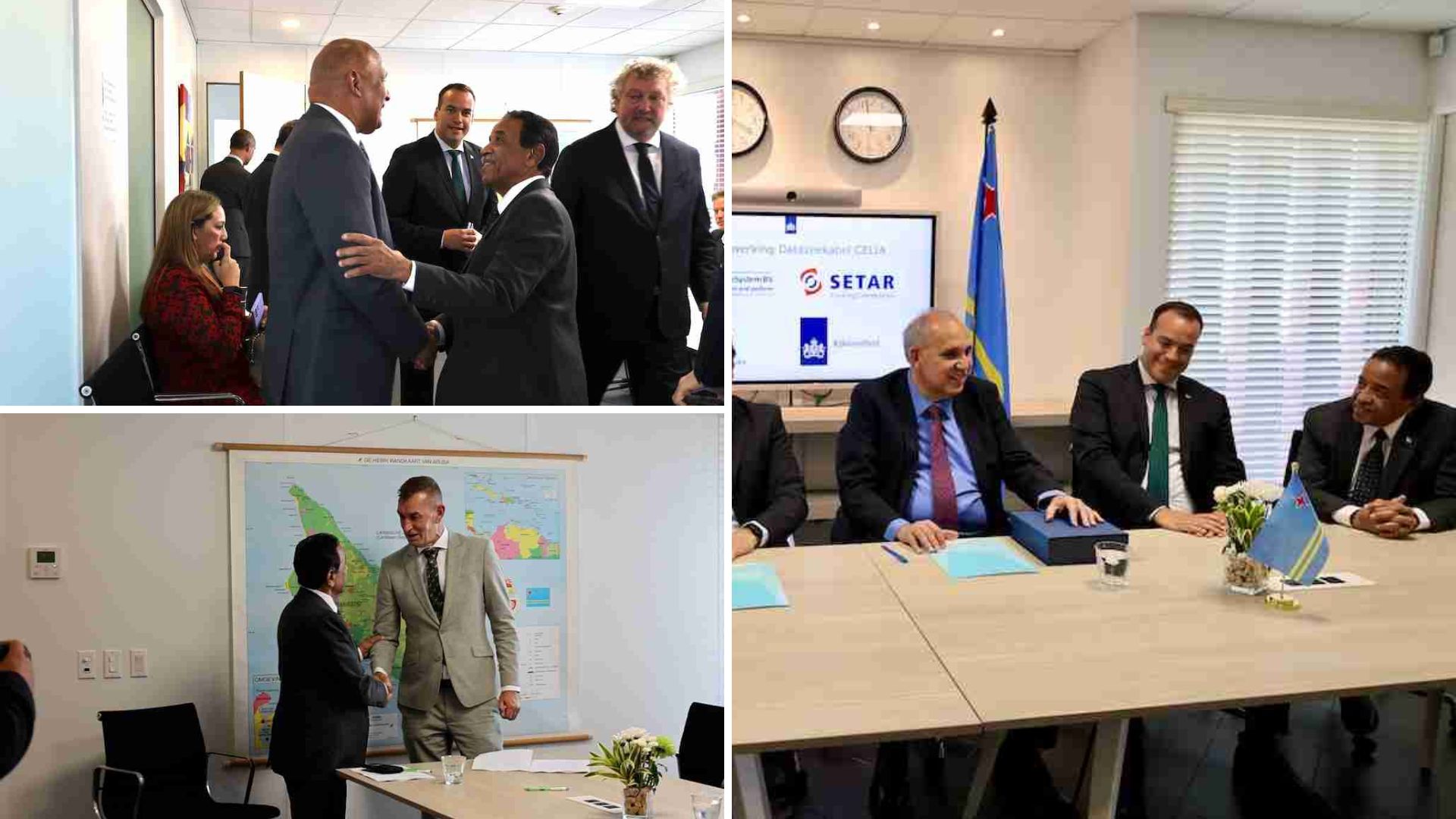 Firma Rene Minister Rene Herdé: Acuerdo firma ta cuadra cu vision di gobierno ...
