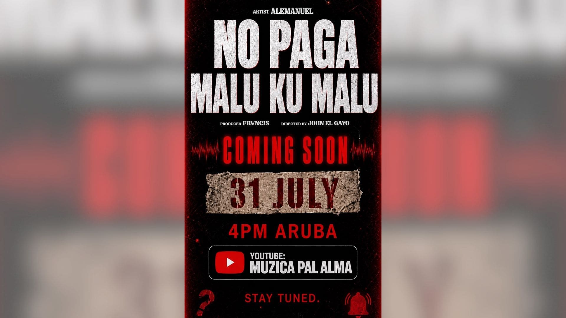 AleManuel's Official Music Video 'No Paga Malu ku Malu' Drops in Two Days
