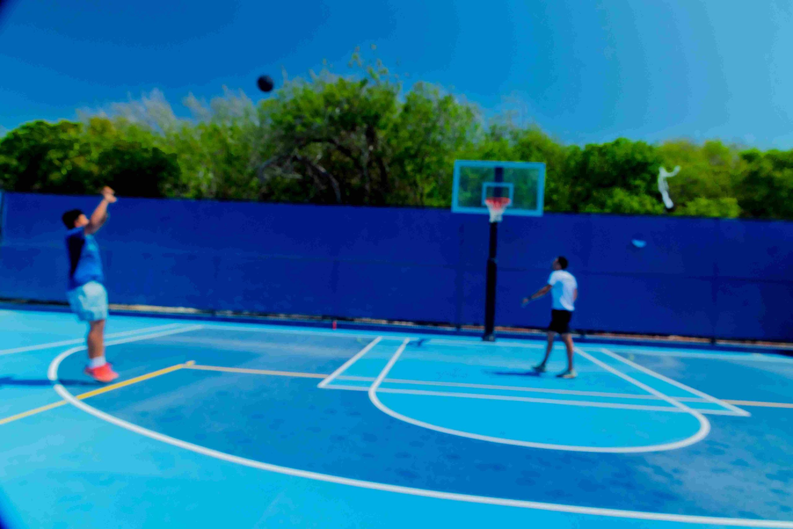 Tennis Courts Renovated in Colony: But Who's Responsible for Upkeep?