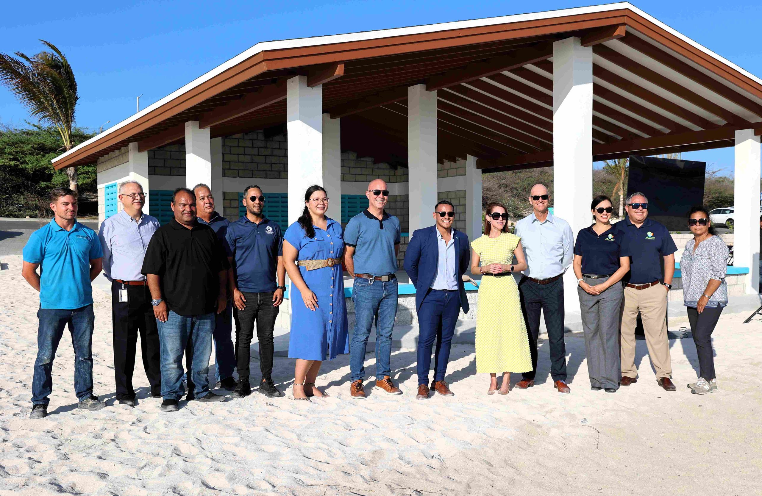 Renovated Rogers Beach Gazebo Returned to Aruba Community