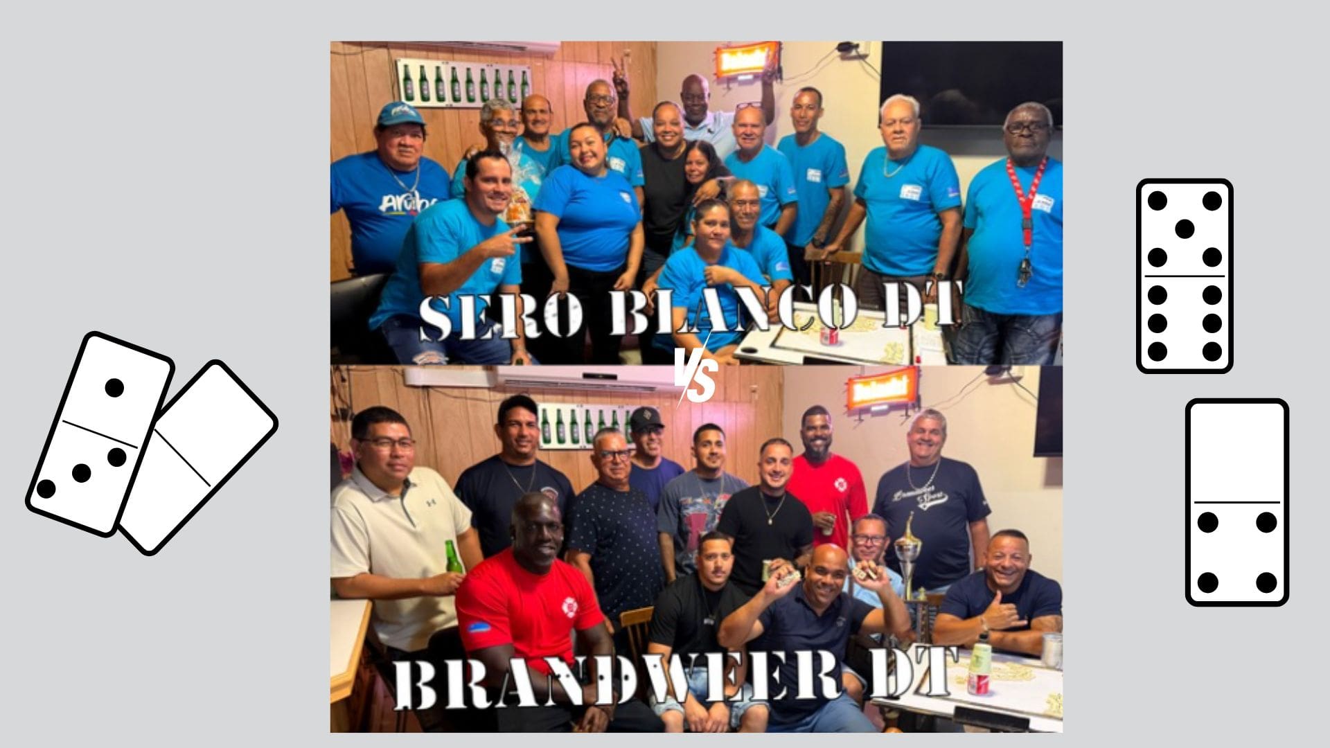 Fire Department Beats Sero Blanco in Heated Domino Match