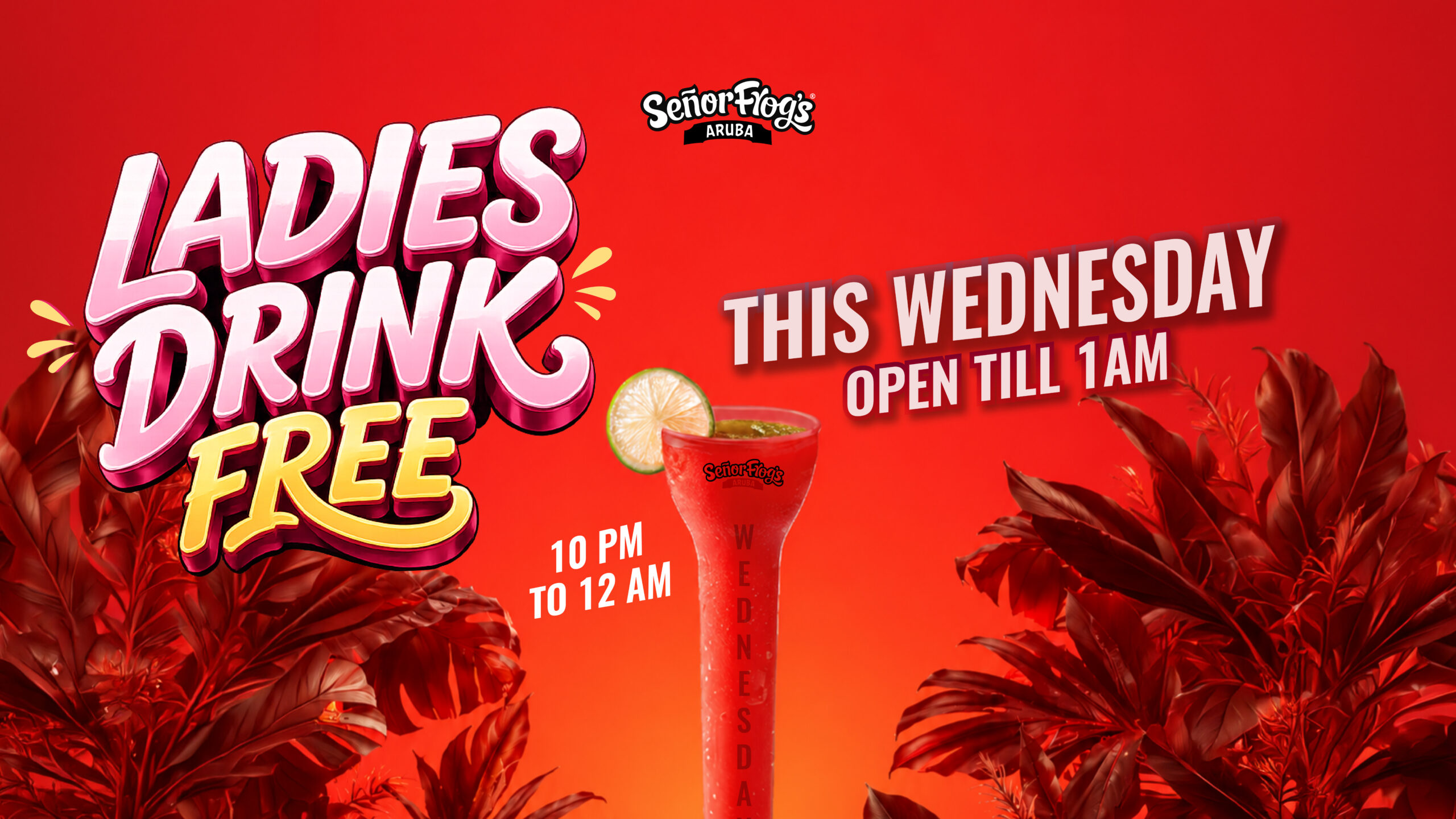 Señor Frog's Aruba Offers Free Drinks for Women