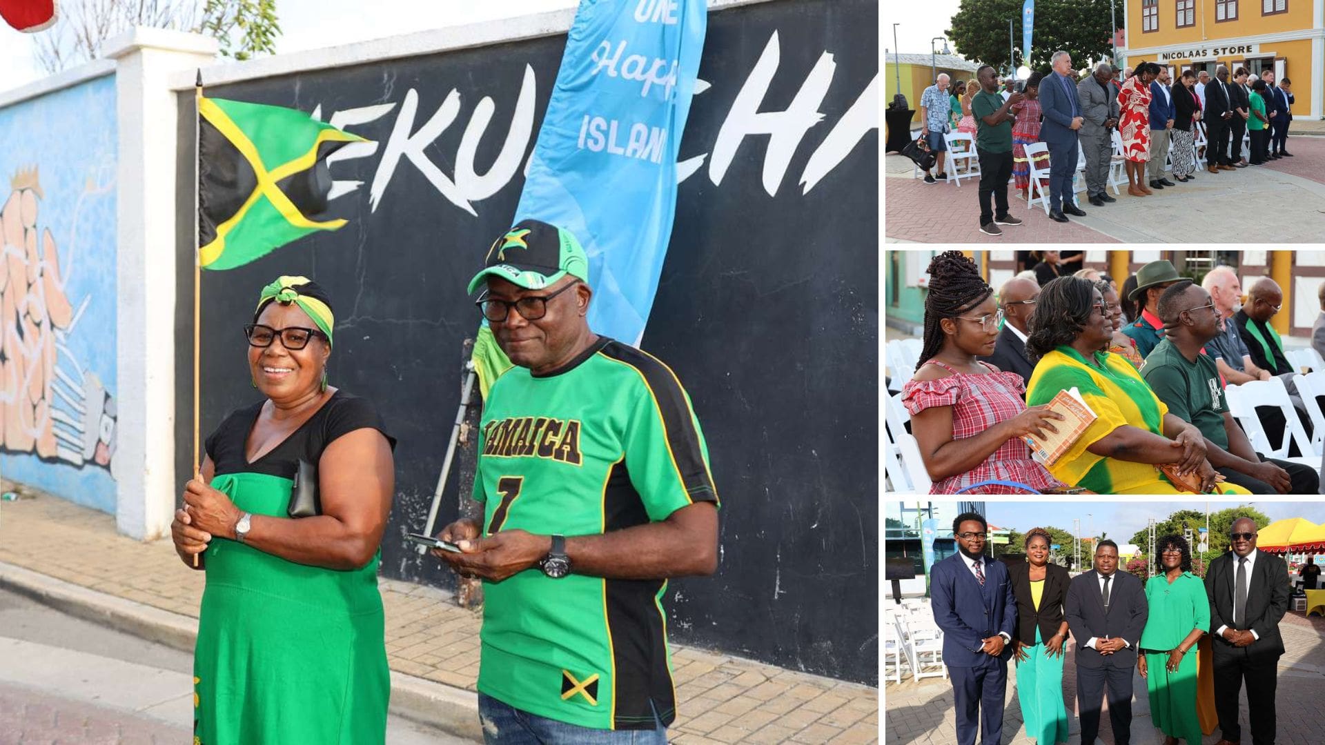 Jamaica's community in Aruba marks 64 years of independence in San Nicolas