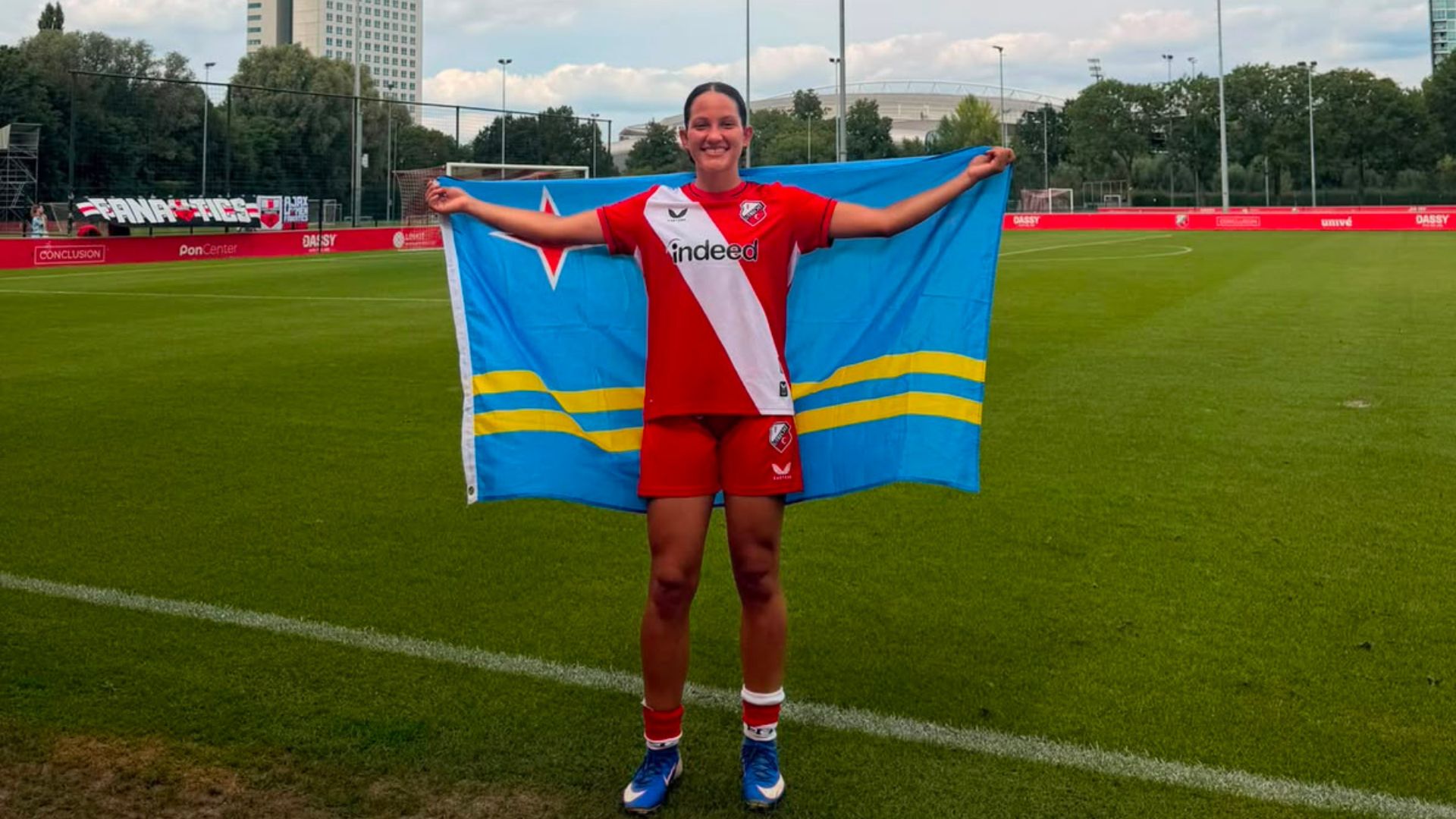 Aruba's Michaela Netto Makes Debut in Dutch Eredivisie with FC Utrecht
