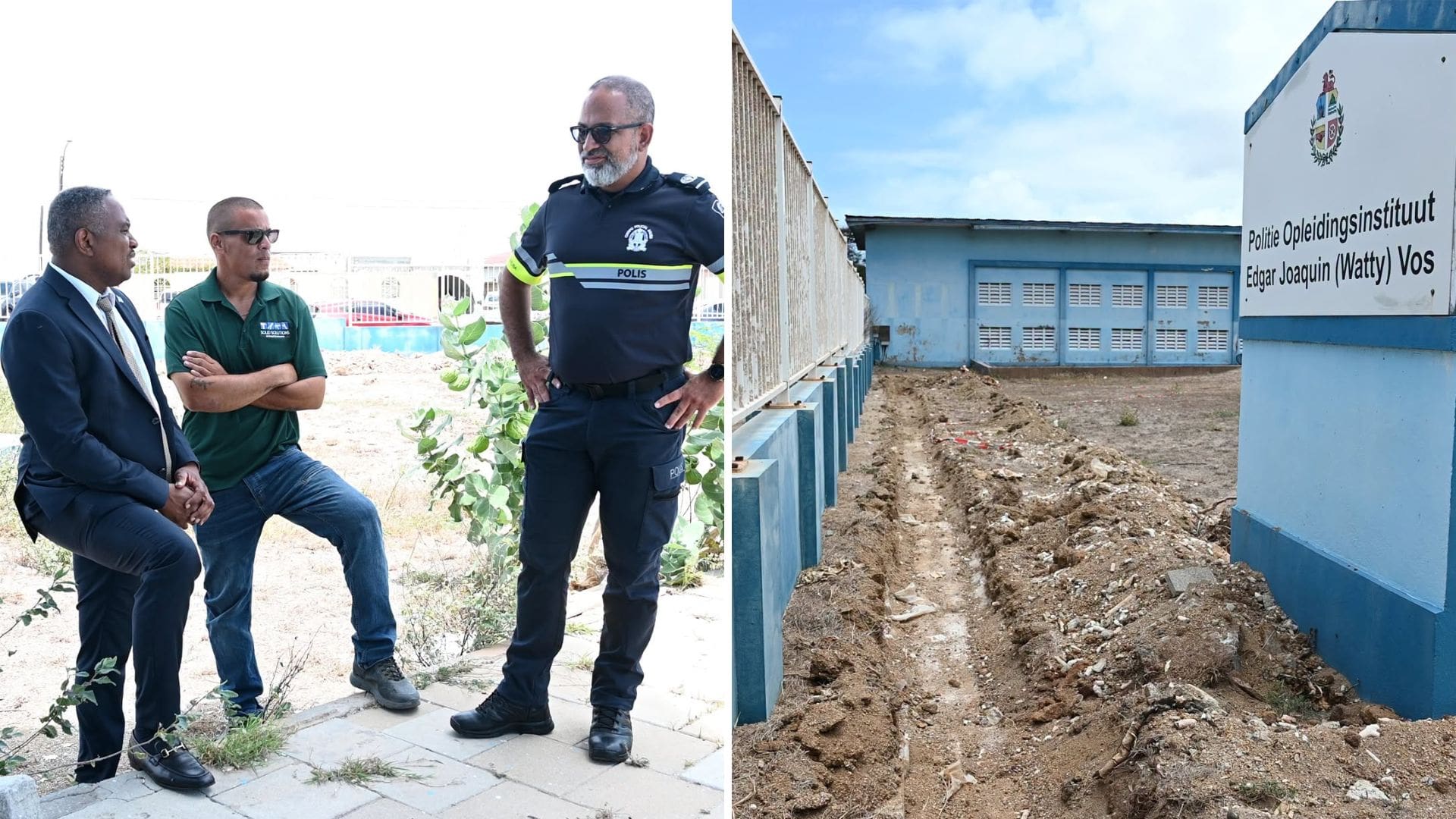 Minister di Husticia: Renobacion di Politie Opleidinginstituut Edgar Joaquin Vos ta avansando bon