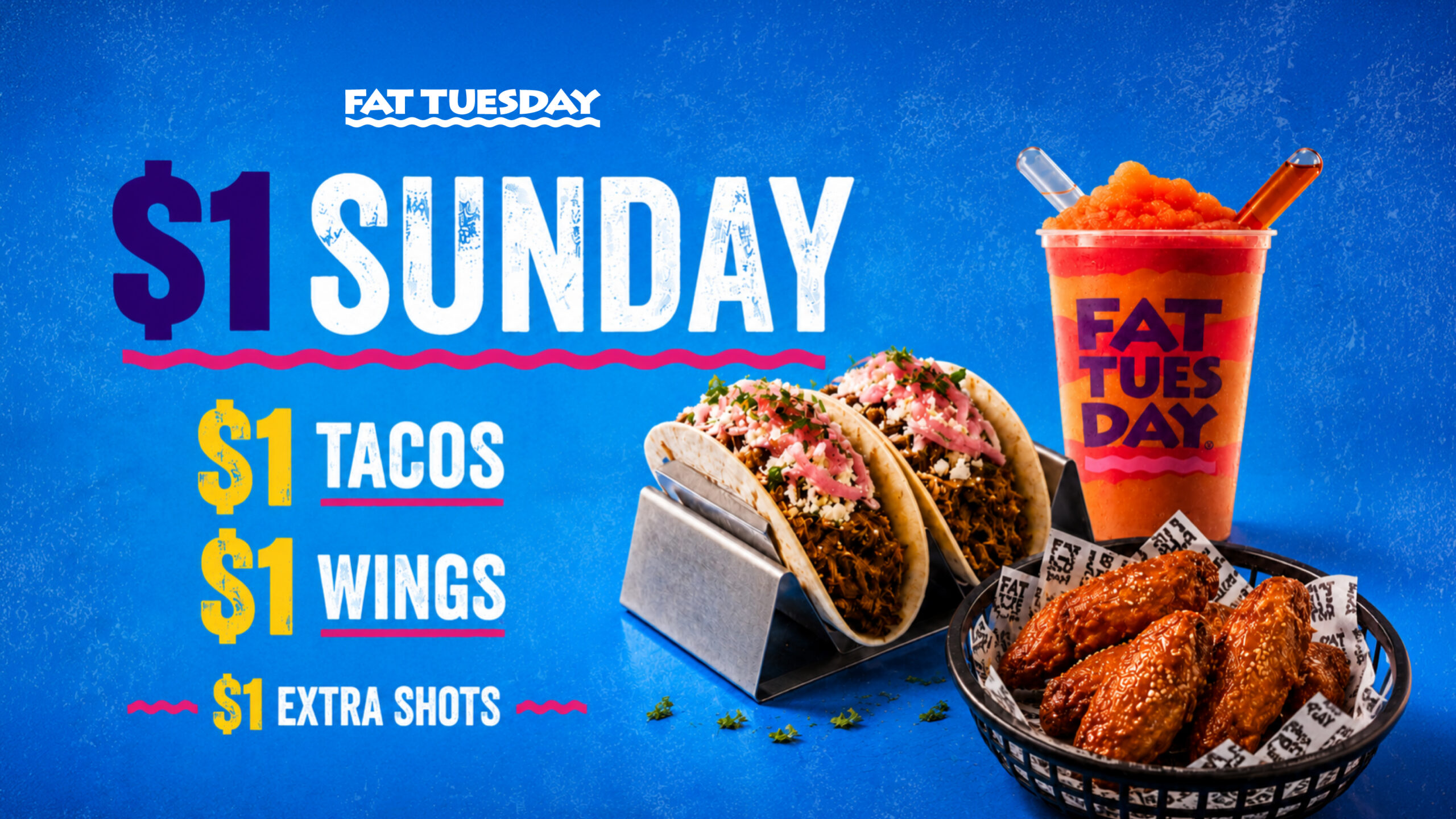 Fat Tuesday Aruba Offers $1 Wings and $1 Tacos Every Sunday