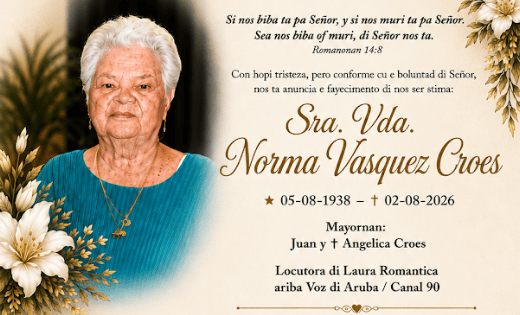 Norma Vasquez Croes Passes Away