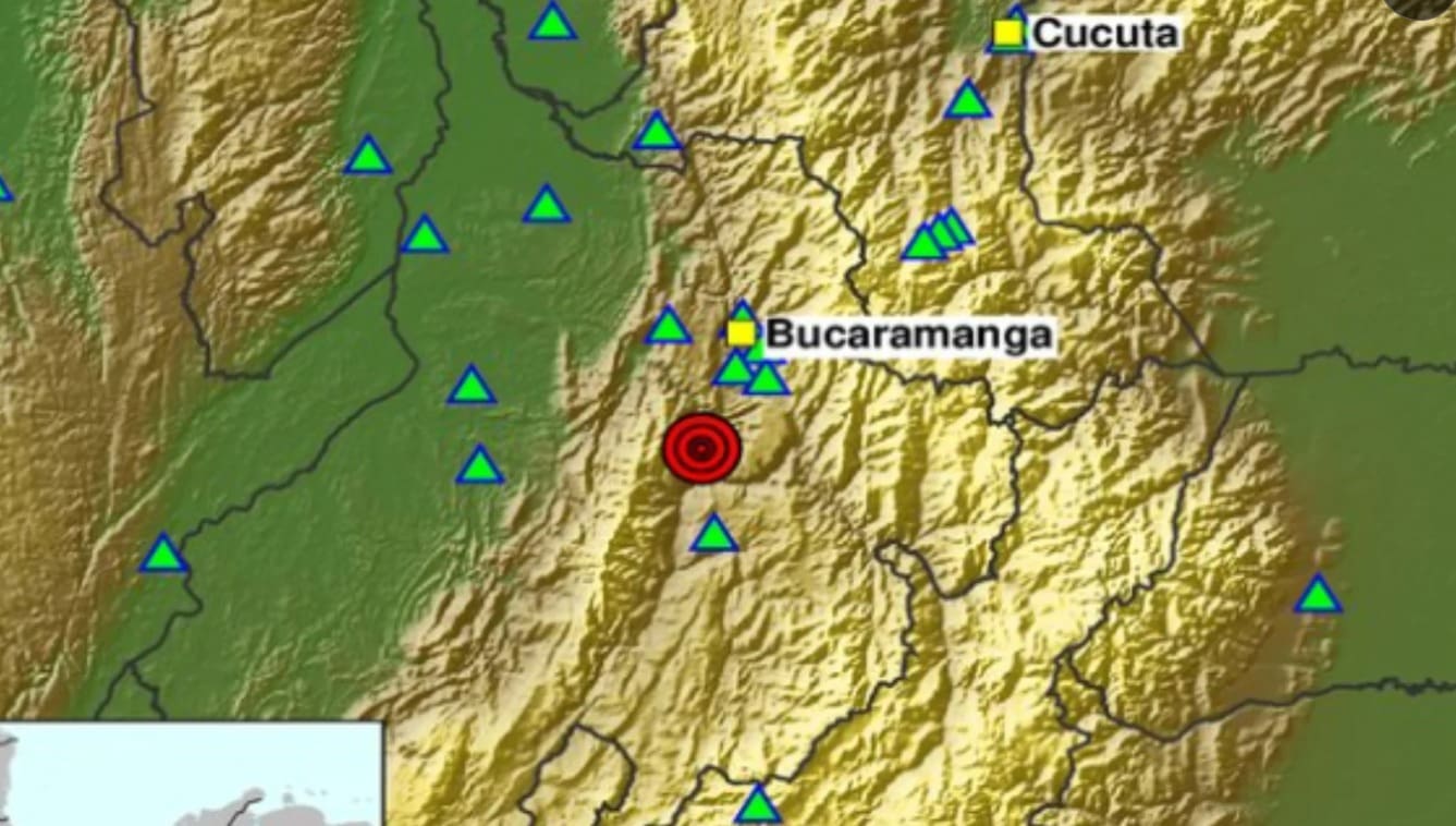 Earthquake Shakes Colombia's Santander Region