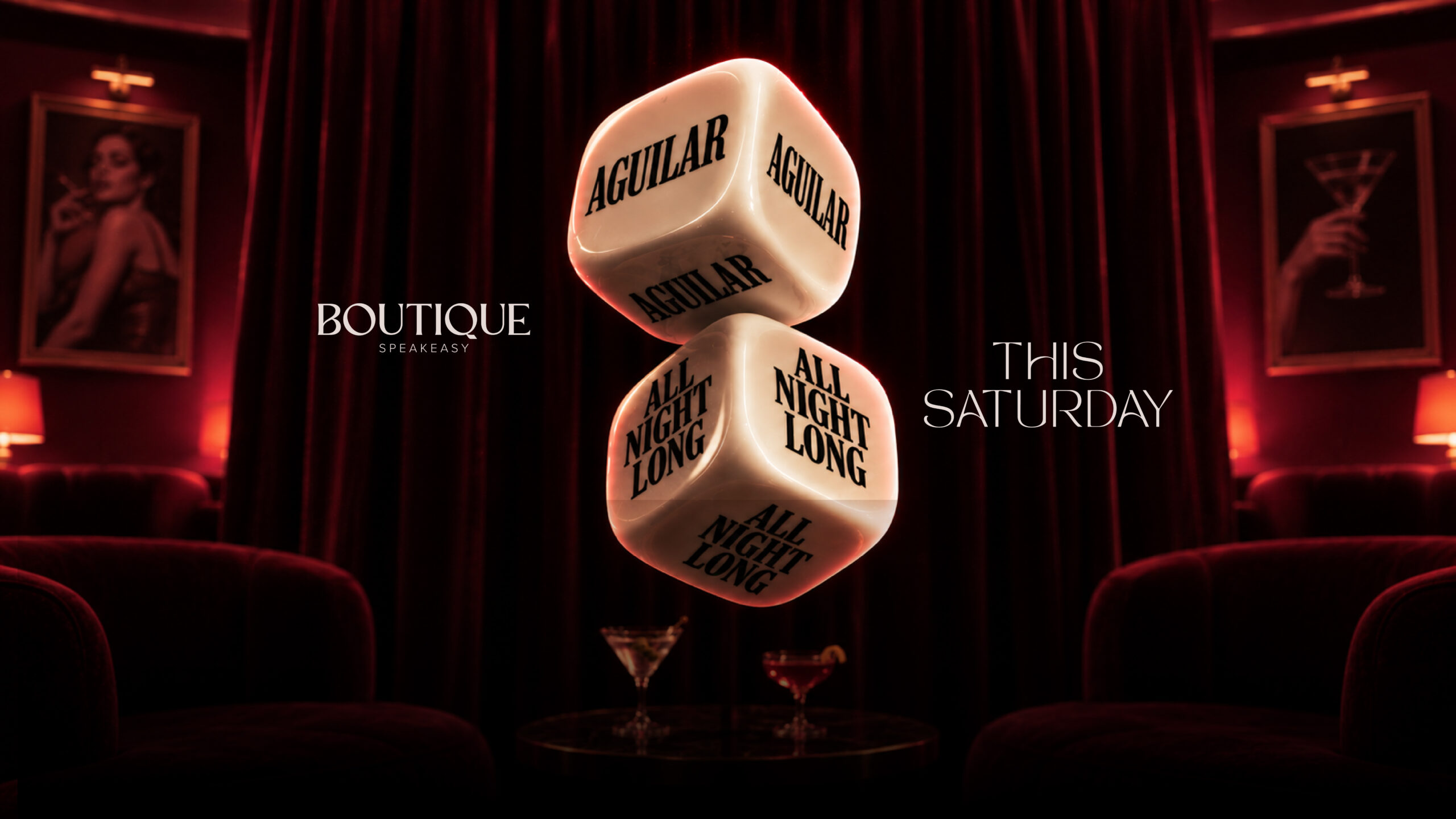 Despues di basta tempo bek: Aguilar diasabra awo den Boutique Speakeasy