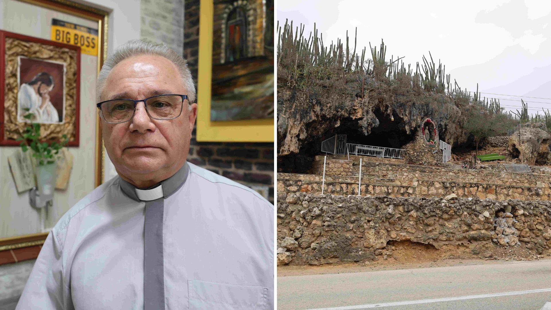Pastoor Makowiec: Organisacion y Parokia a faya den comunicacion riba evento na Grot di Lourdes