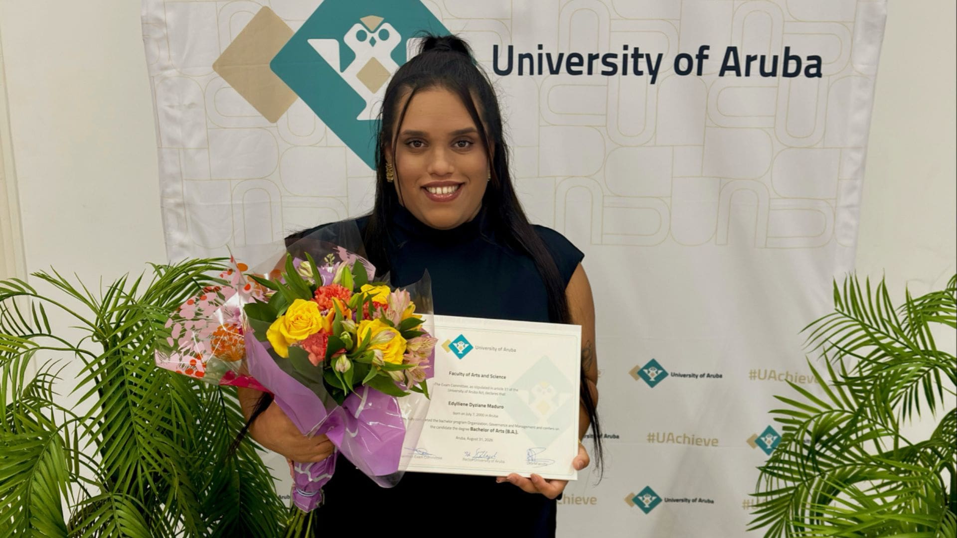 Edylliene Maduro Earns Bachelor's Degree in Organization, Governance and Management