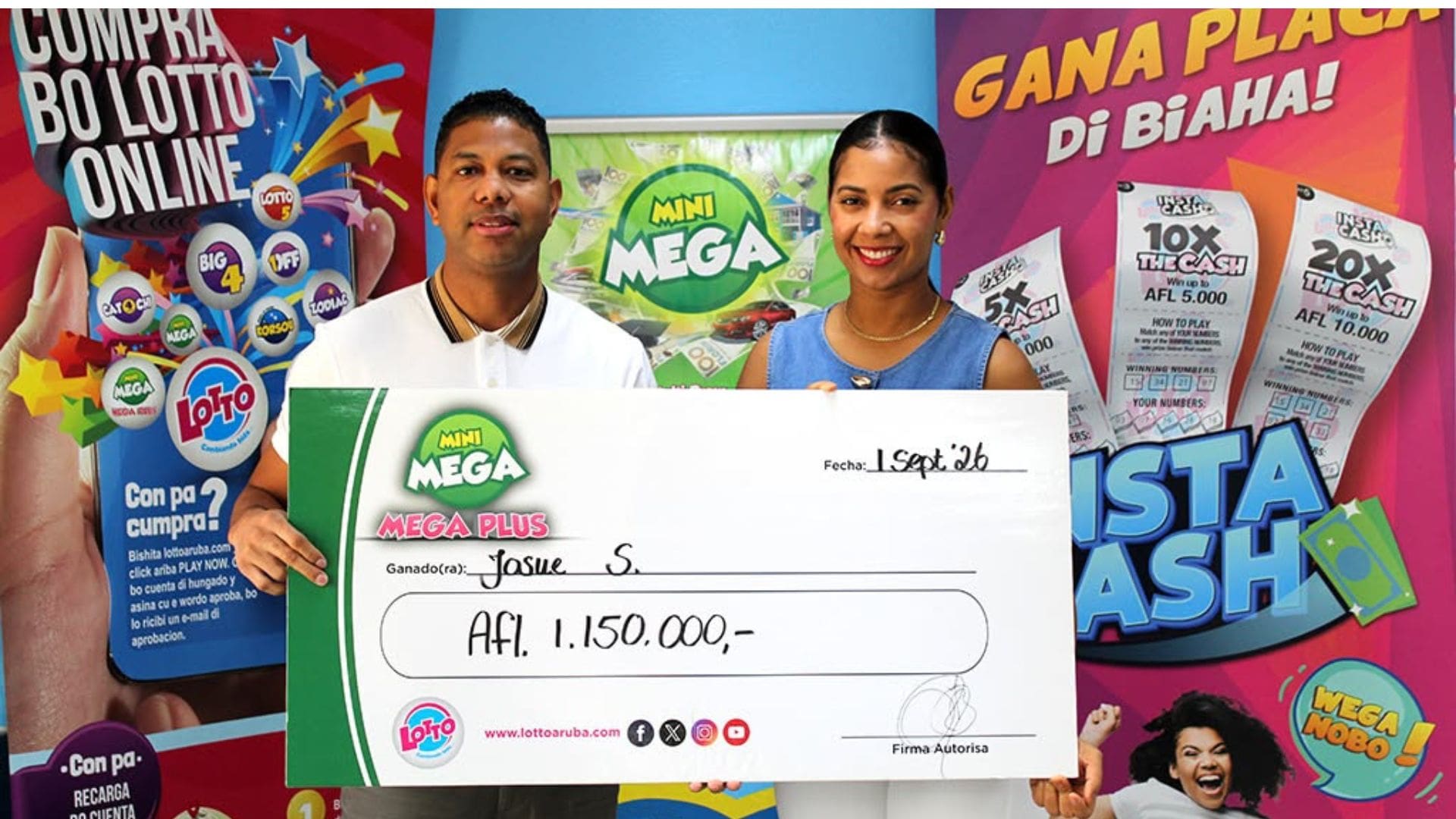 Aruban Man Wins 1.1 Million Florin in Mini Mega Lottery