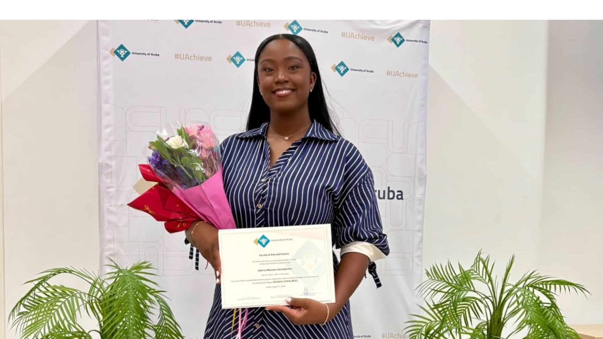 Tesis defendi cu exito: Sabrine Setrodjemino a gradua den Organization, Governance and Management