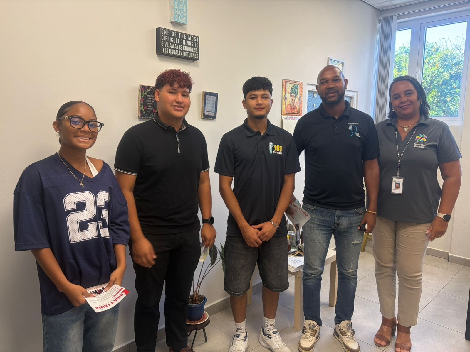 131's Youth Council Visits Aruba's Department of Social Affairs
