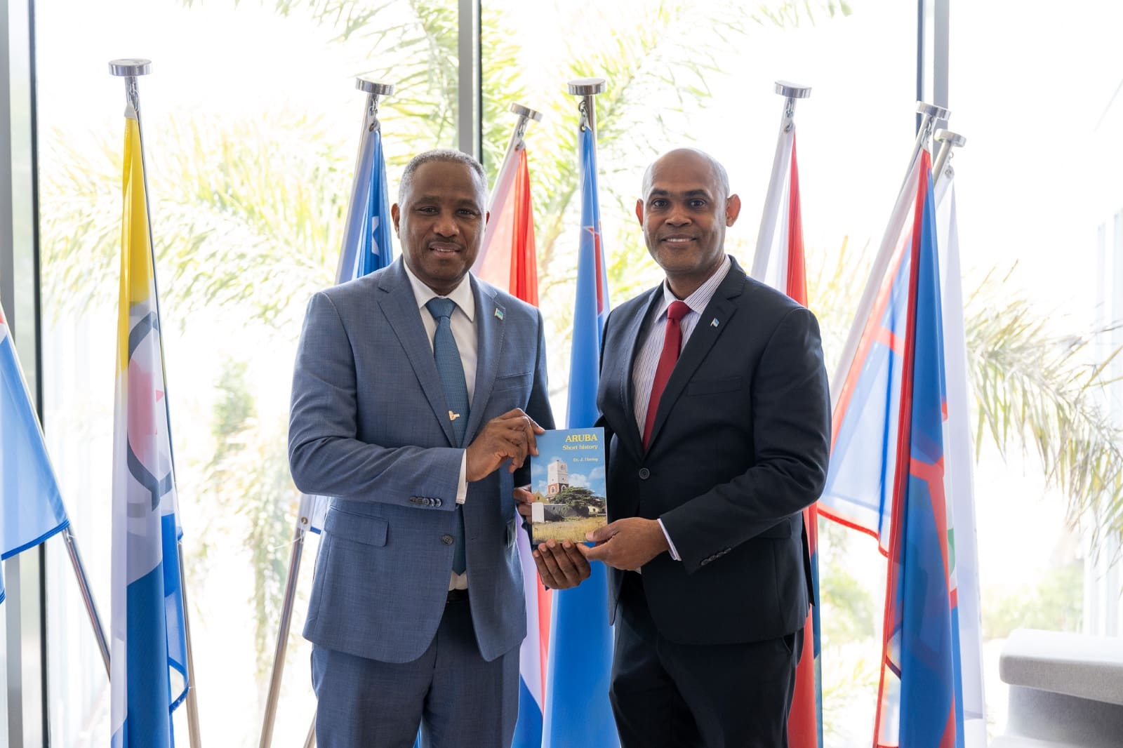 Aruba's Justice Minister Meets President of Joint Court in Curaçao