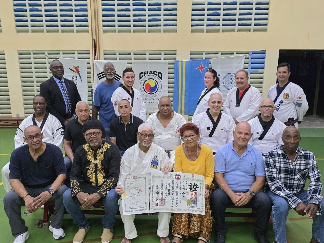 Aruba Honors Taekwondo Grand Master Len Johnson at Special Ceremony