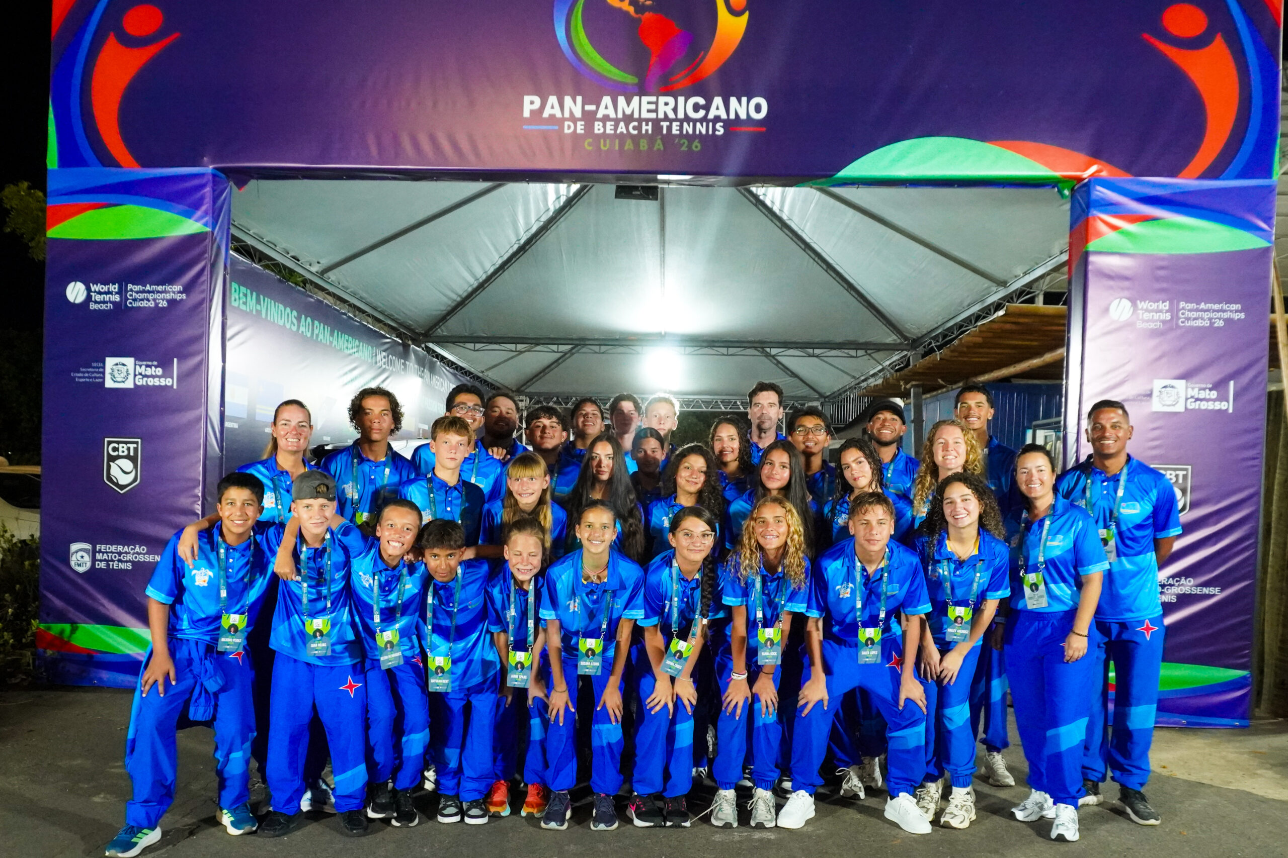 Team Nacional Beach Tennis a regresa di Weganan Panamericano