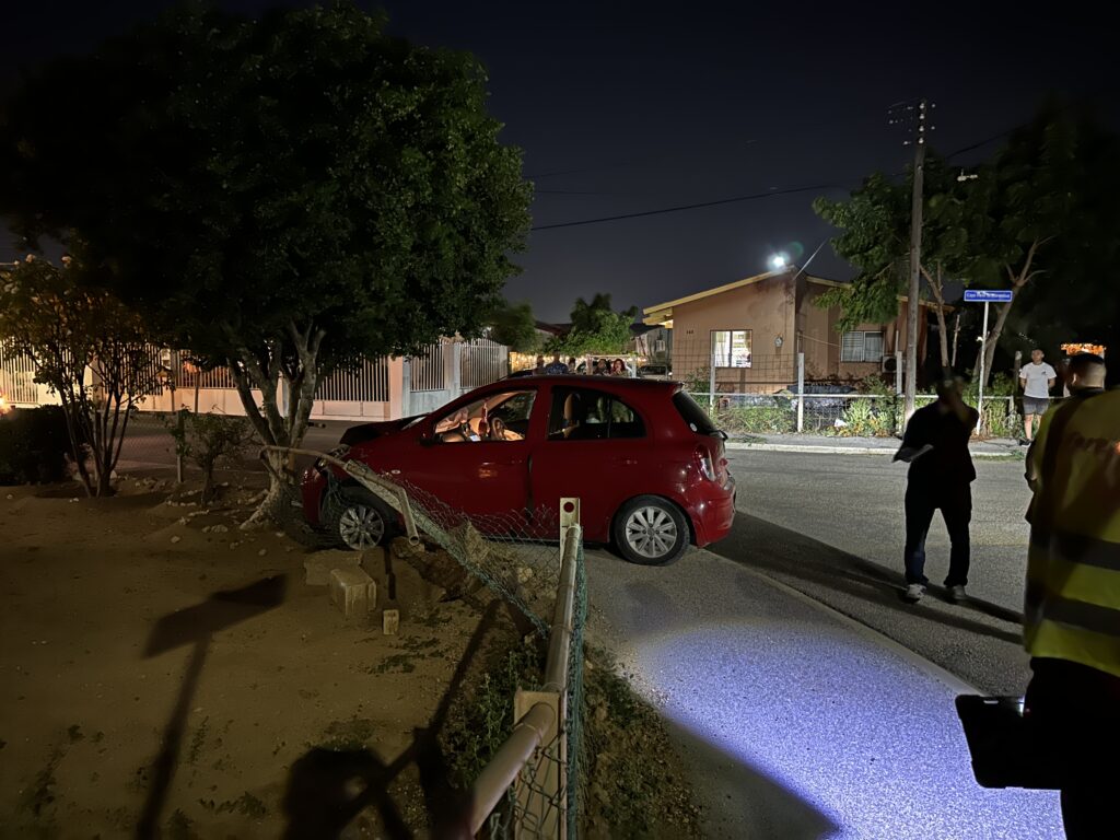 Lost control and crashed into a fence | English - 24ora