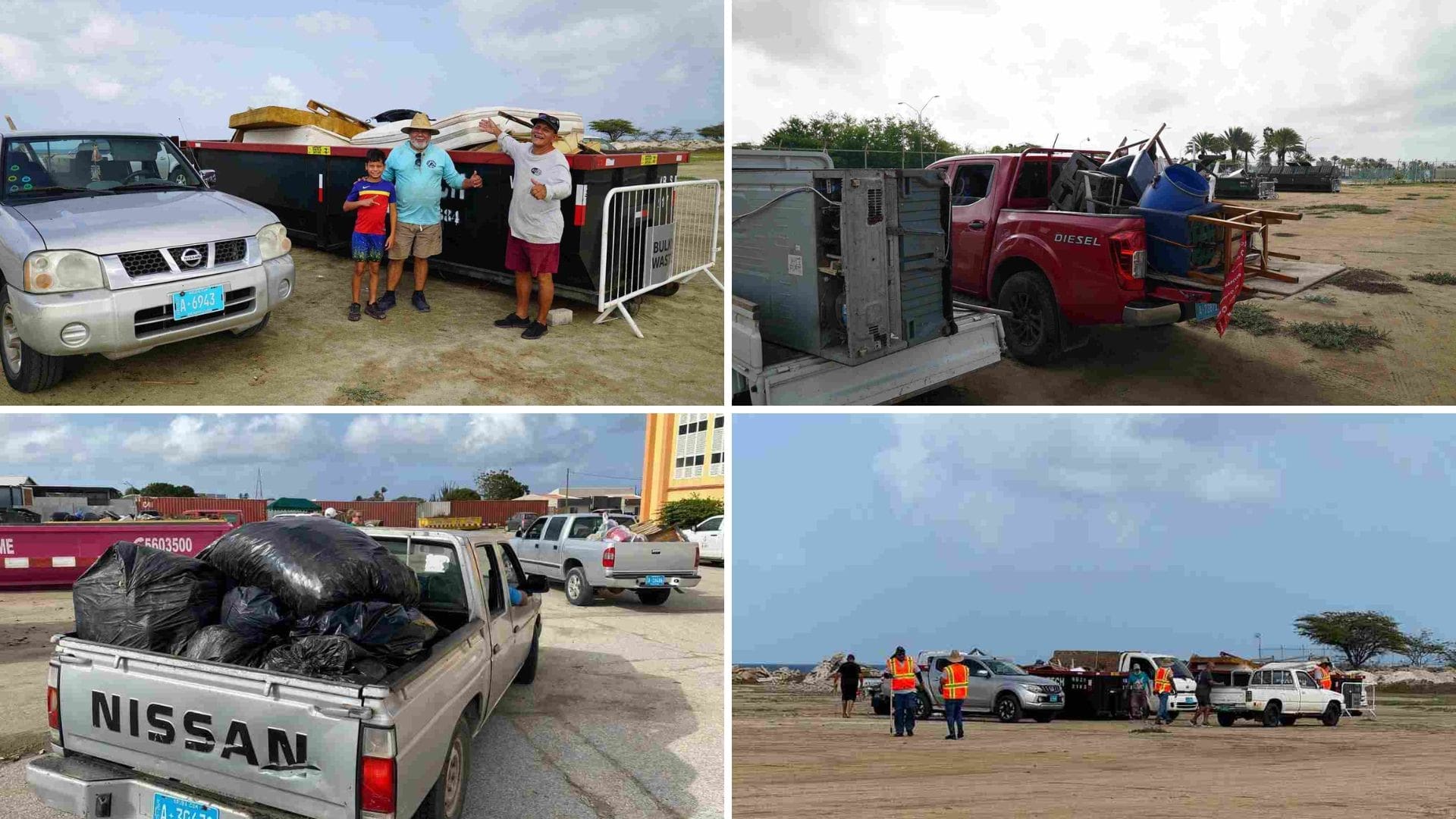 Strong turnout for National Cleanup Day as waste containers quickly fill across Aruba