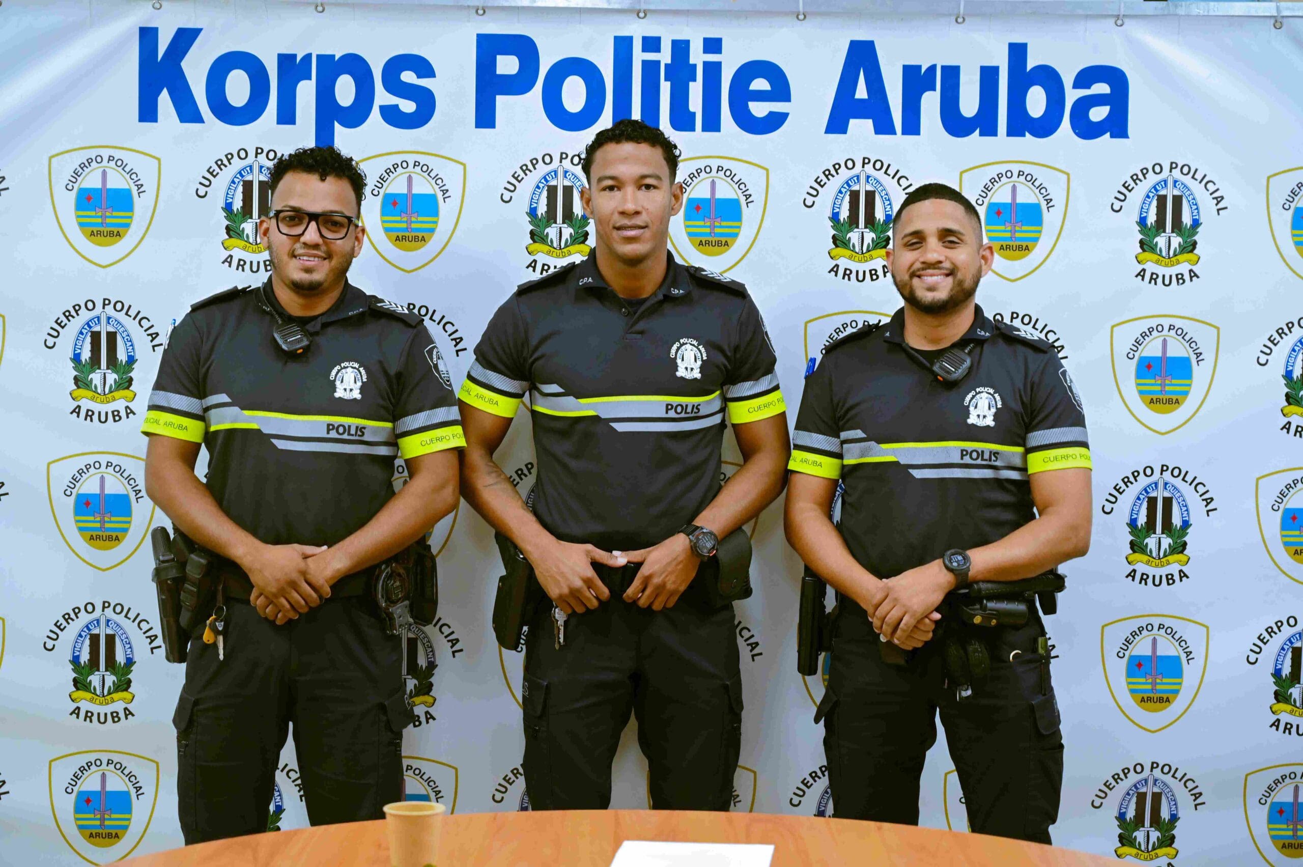 Aruba Police Force honors three outstanding officers