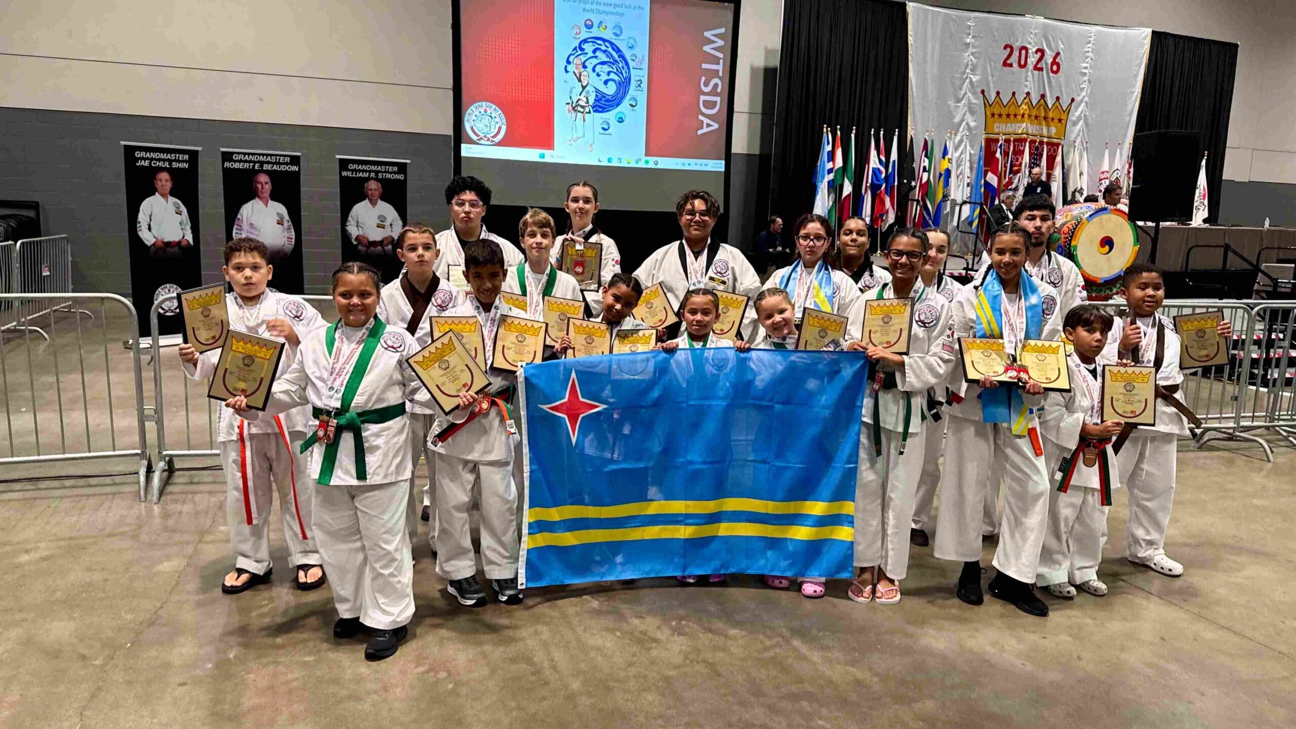 Team Aruba wins 19 medals at 2026 WTSDA Championship in Chicago